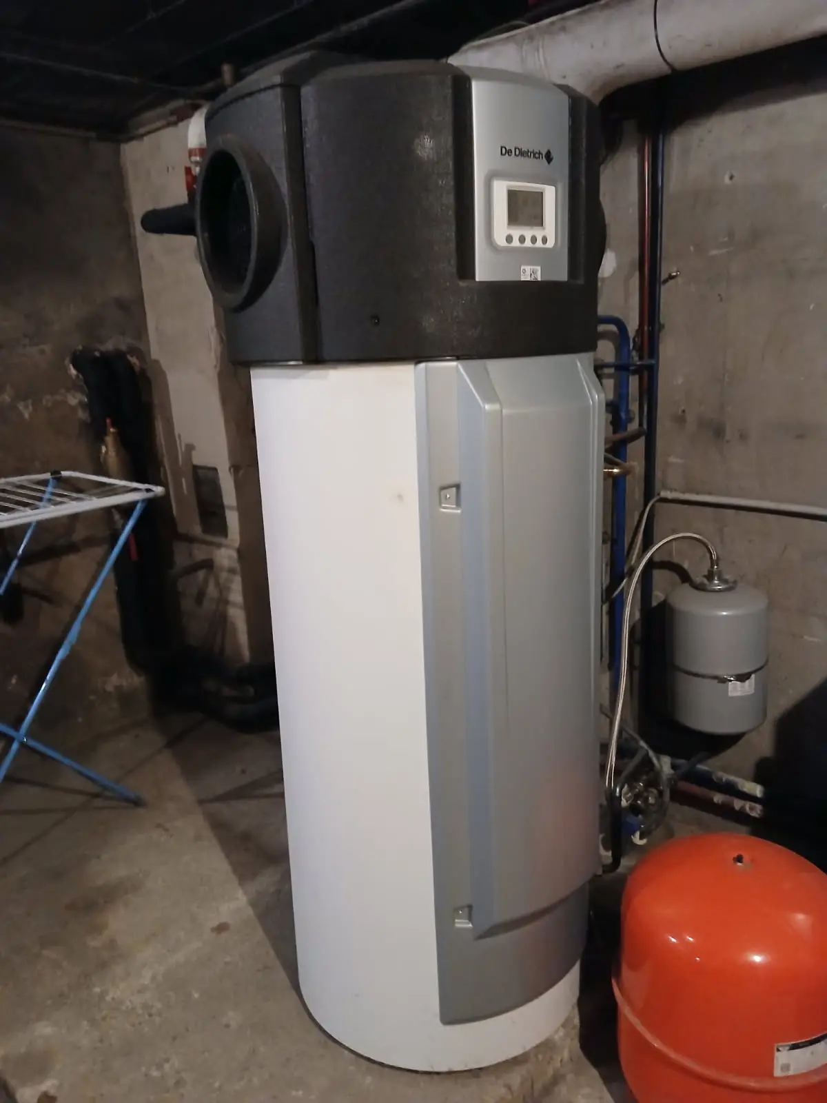 installation chauffe-eau thermodynamique suite a panne ancien chauffe-eau electrique - solest energies - haguenau