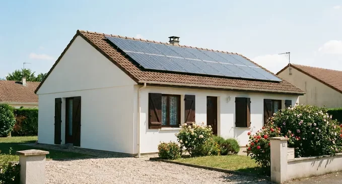 Panneaux photovoltaïques sur maison en Alsace - autoconsommation SOLEST ENERGIES
