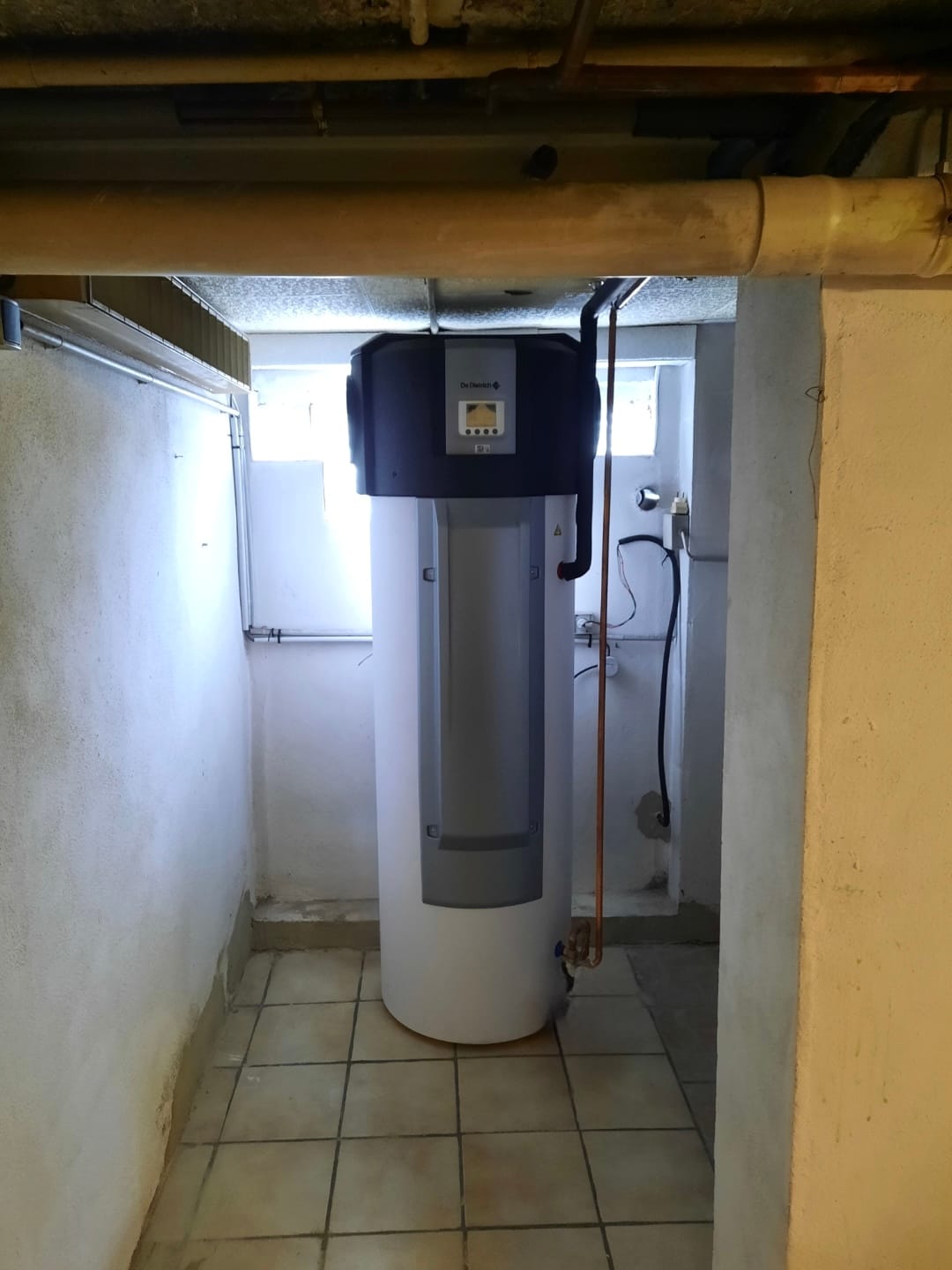 Réalisation chauffe-eau thermodynamique par SOLEST ÉNERGIES en Alsace - Bas-Rhin (67)