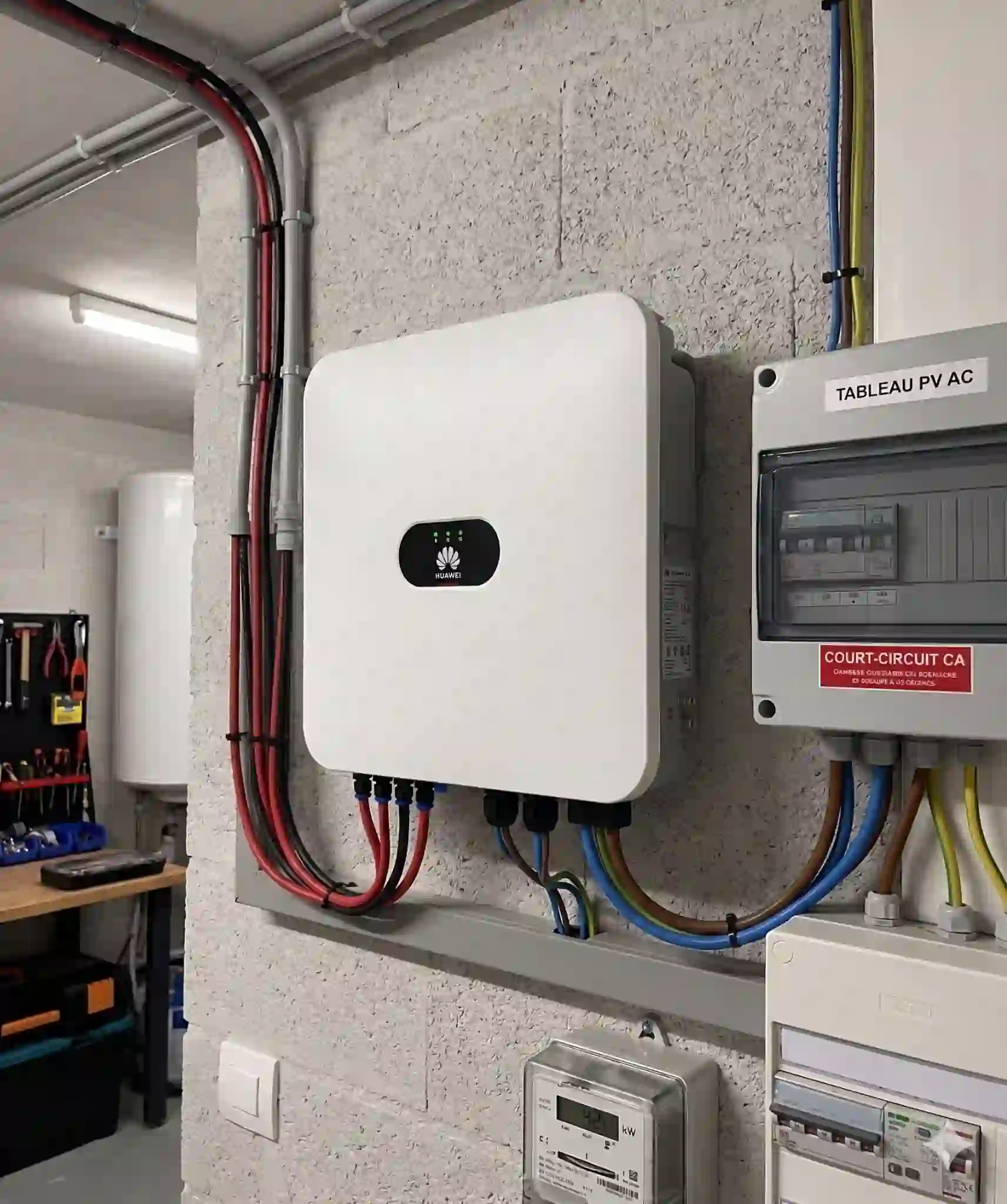 Onduleur photovoltaïque pour autoconsommation solaire à Erstein