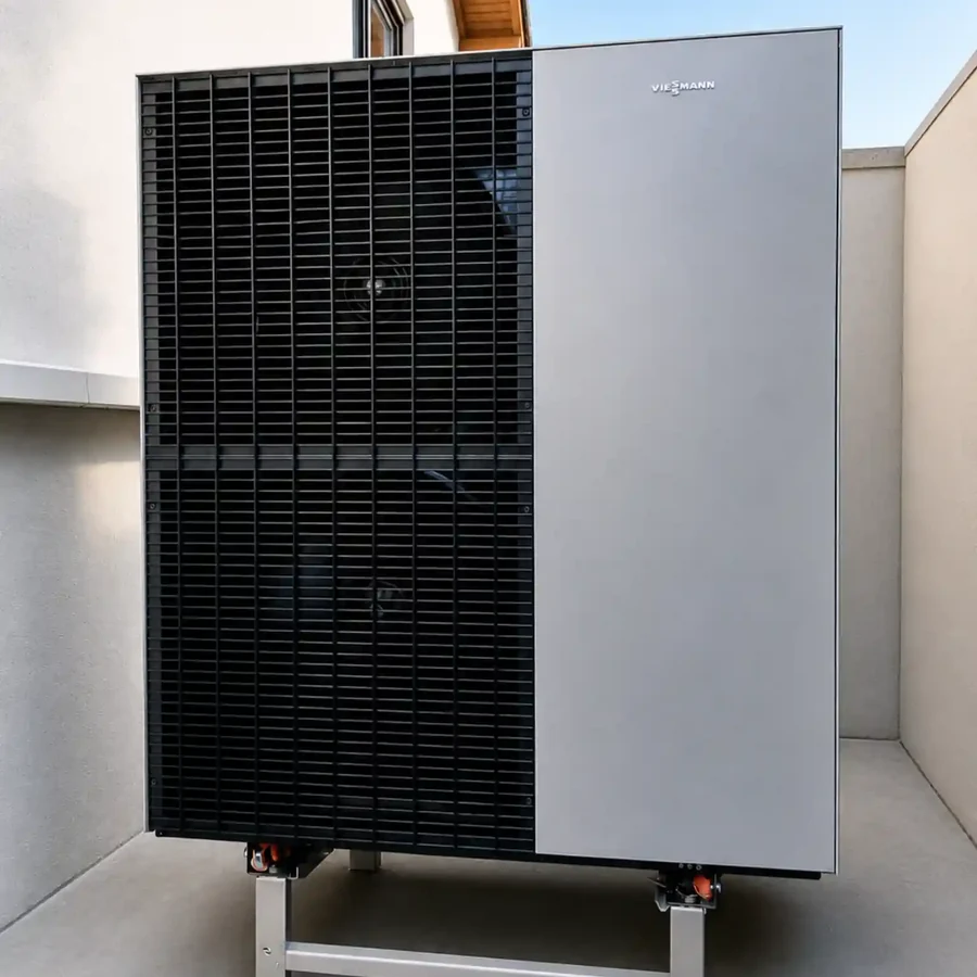 Réalisation pompe à chaleur air-eau R290 à Sélestat - unité extérieure