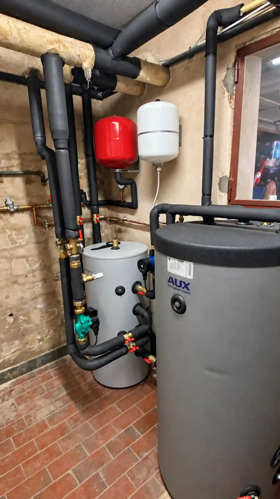 Chaufferie à Fegersheim après travaux — nouvelle installation de chauffage et d'eau chaude sanitaire